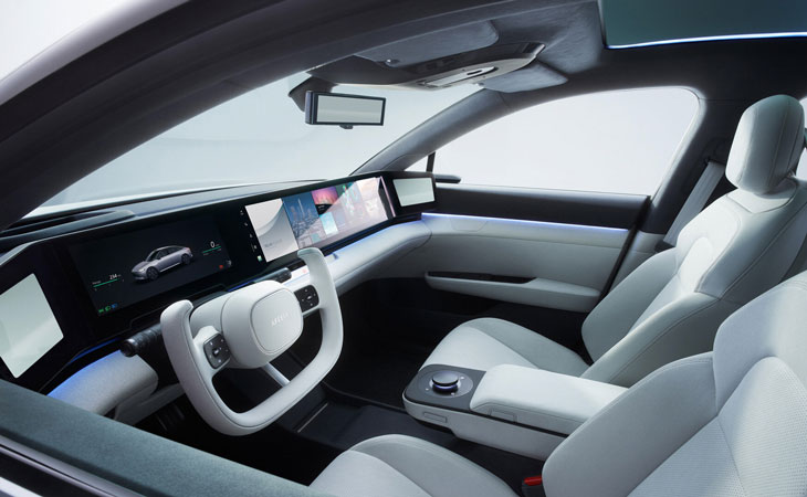 afeela vision s interior