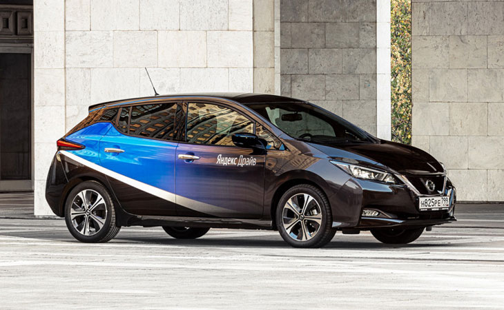 nissan leaf yandex drive